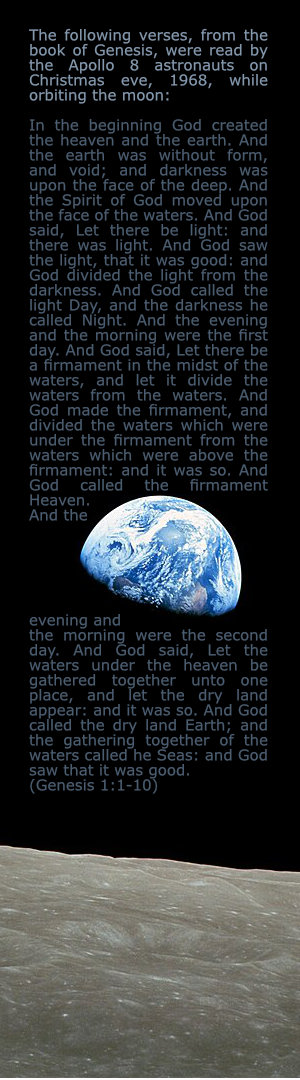 Gen. 1:1-10, Earthrise